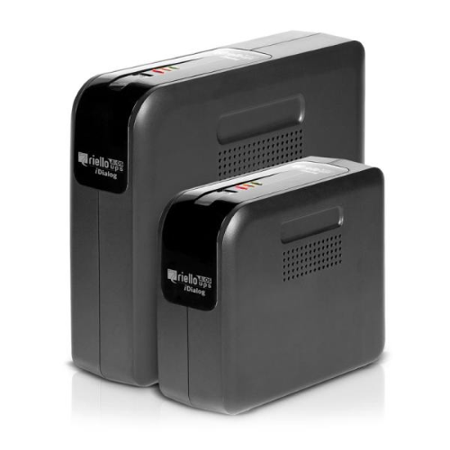 Riello UPS iDialog IDG 1200 - UPS - 230 V c.a. V - 720 Watt - 1200 VA - RS-232, USB - connettori di uscita 6 - nero